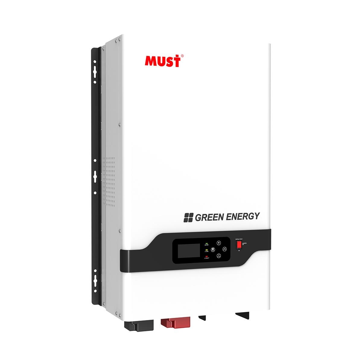 10kva-1.jpg MUST 12KVA Hybrid Solar Inverter – 48V Pure Sine Wave - Image 1