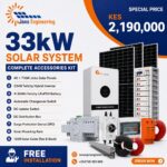 33kW Complete Hybrid Solar Power System – 41.6kWh LiFePO4 Battery