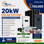 20kW Complete Hybrid Solar Power System – 25kWh LiFePO4 Battery